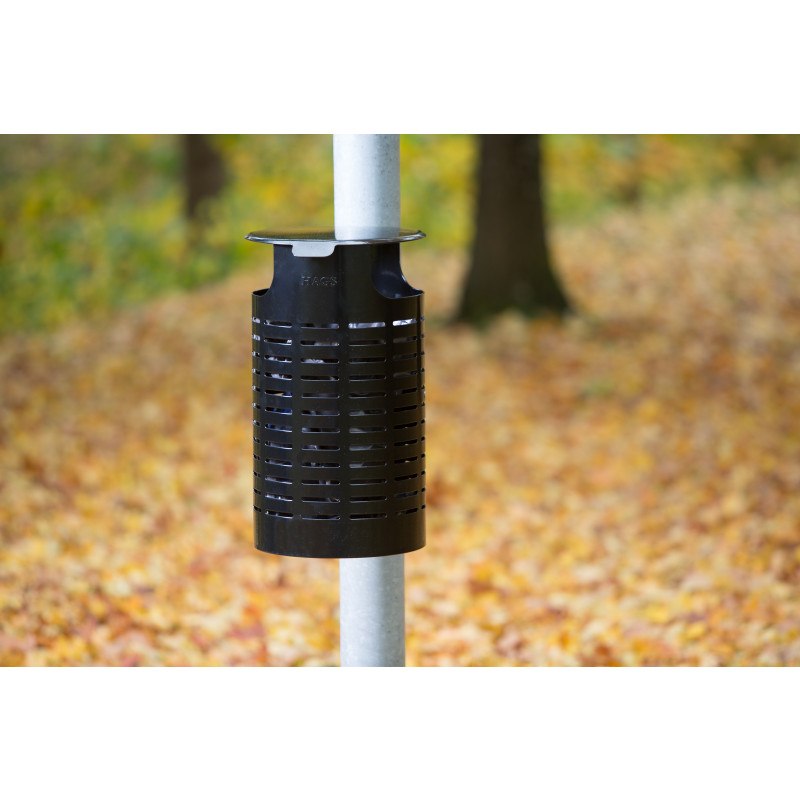 HAGS Waste Bin Örebro 25 L Standard - Freestanding (Colour: Black)