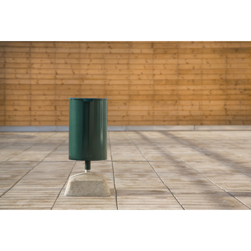 HAGS Waste Bin Poppel 25 L Standard - Freestanding (Colour: Black)