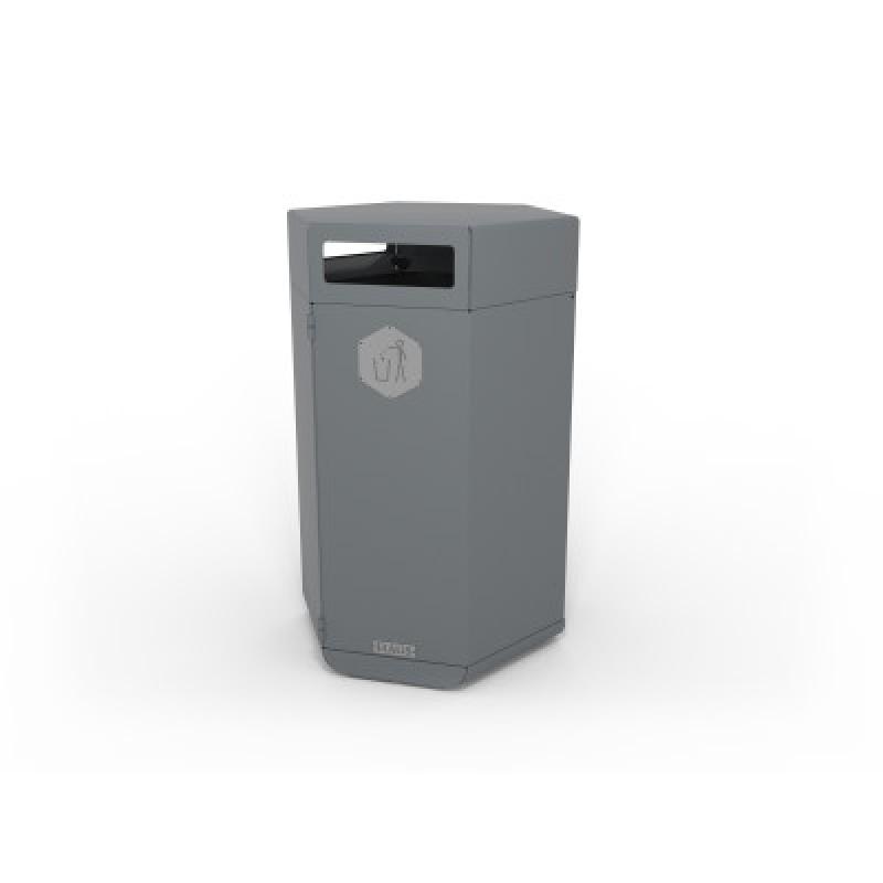 HAGS Rosenlund Standard Waste Bin 180 Liter (Color: Dark Grey) (8080294)