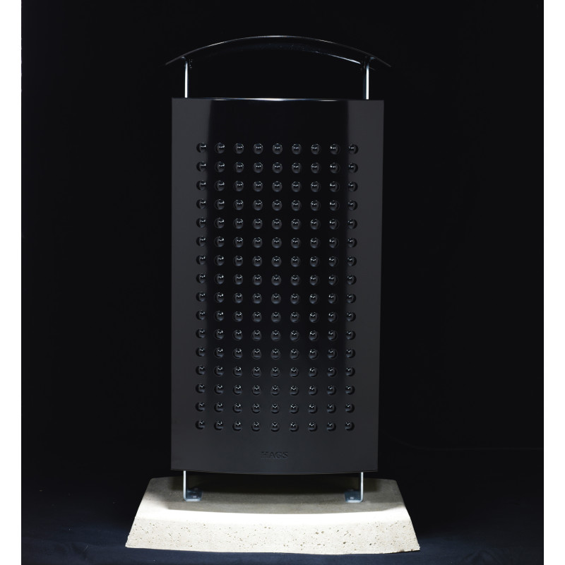 HAGS Waste Bin Sergel 140 L Standard - Freestanding (Colour: Black)