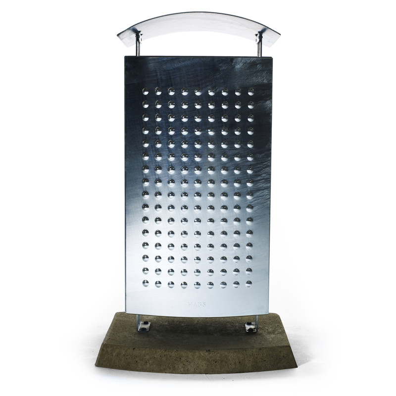 HAGS Waste Bin Sergel 140 L Standard - Freestanding (Colour: Galvanized)
