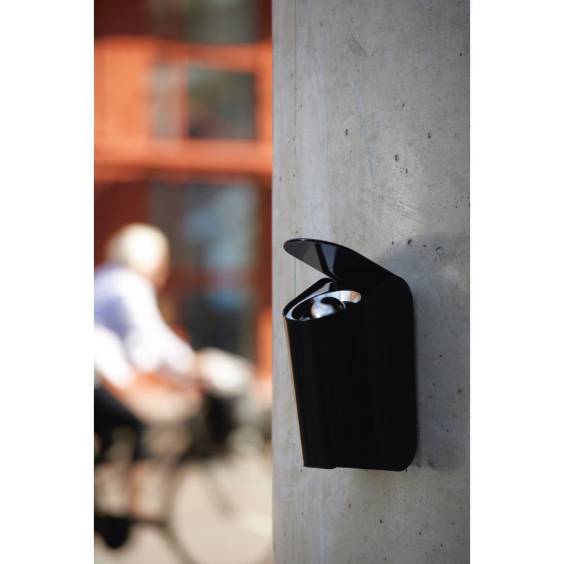 HAGS Ashtray Gastro Standard (Colour: Black)