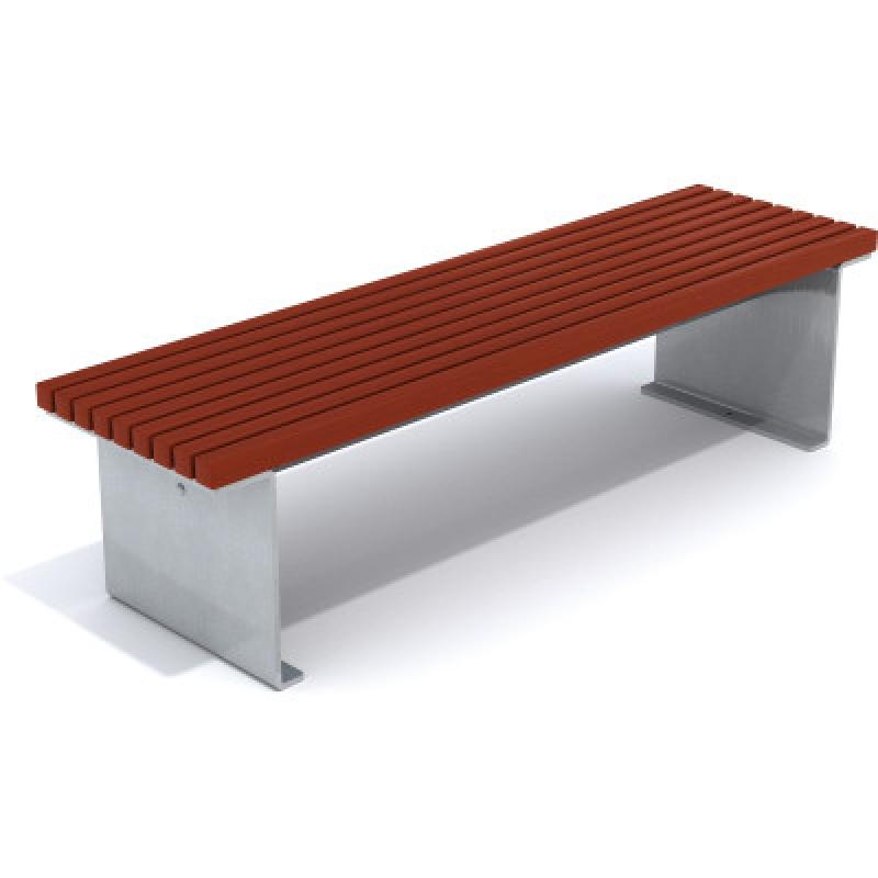 HAGS Birka Standard Bench (Color: Teak Red/HDG) (8003213)