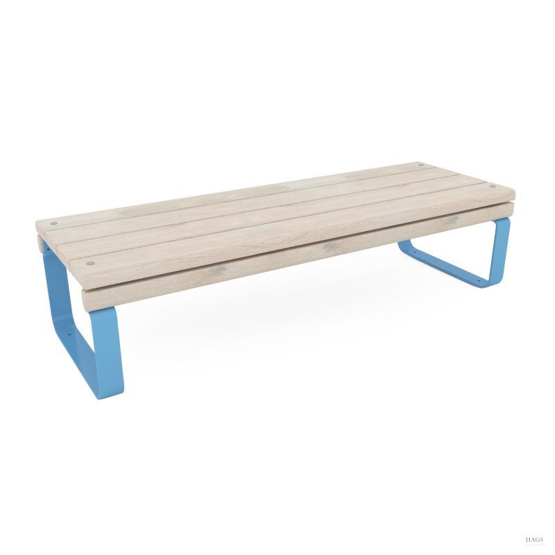 HAGS Rosenlund Standard Park Bench Front view