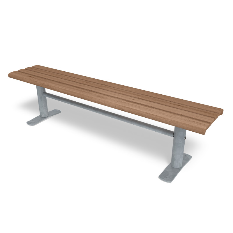 HAGS Bench Sofiero Thermo Standard - Freestanding (Colour: Galvanized)