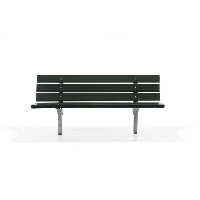 HAGS Bench Standard - For setting in concrete (color: green/galvanized) (8012671)