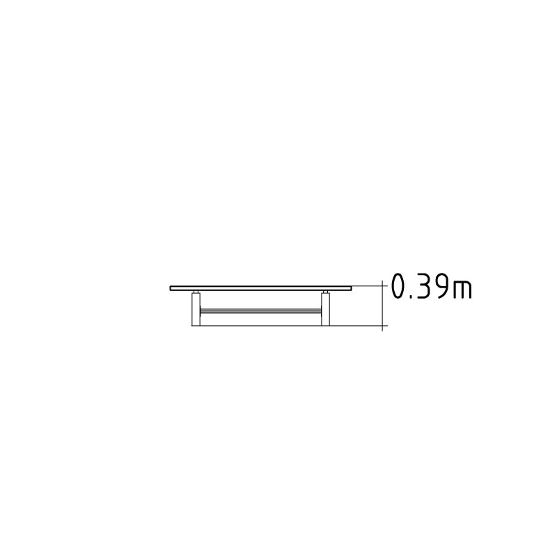 HAGS Bench Stjerneborg Standard - Freestanding (Colour: Dark Brown)