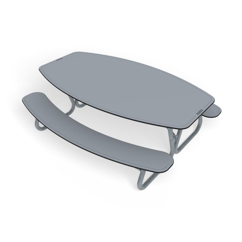 HAGS Hallon Picnic Table HPL Standard Front view
