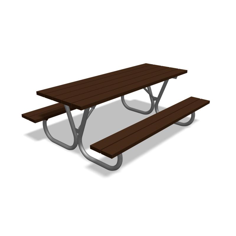 HAGS Hallon Picnic Table USA-Style Freestanding Standard Front view