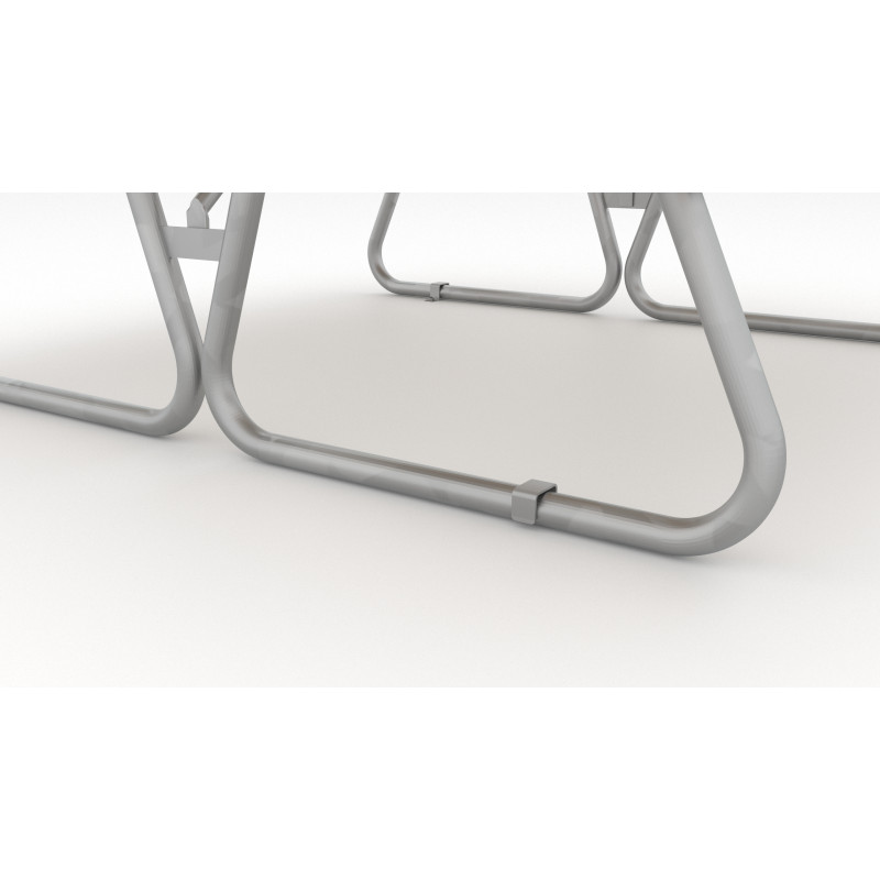 HAGS bench-table combination Linnea Standard - freestanding (color: brown/galvanized)
