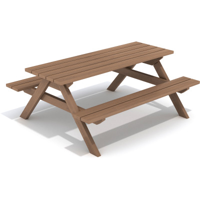 HAGS Bench-table combination Trajon Short Standard - Freestanding (color: dark brown)