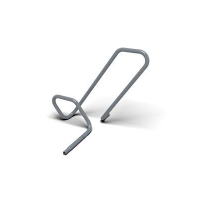 HAGS bicycle stand Lyra High Ext Standard - for setting in concrete (color: gray) (8090171)
