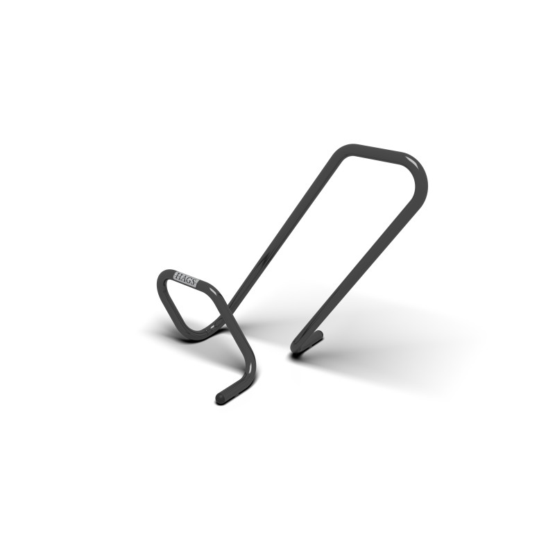 HAGS bicycle stand Lyra High Standard - for setting in concrete Front view