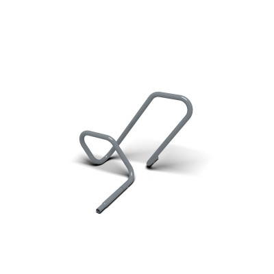 HAGS bicycle stand Lyra Low Ext Standard - for setting in concrete (color: gray) (8090168)
