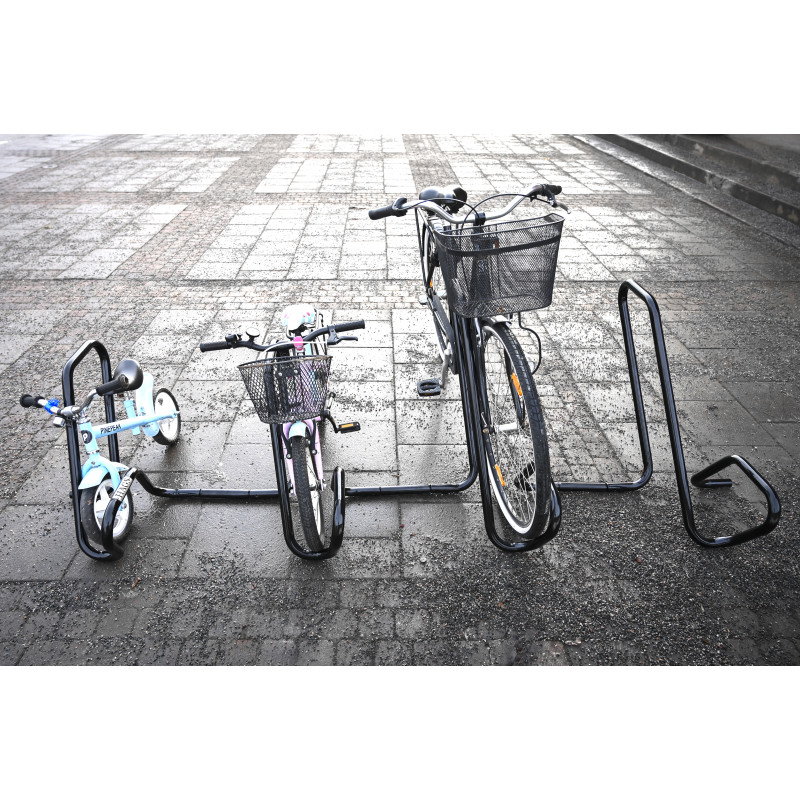 HAGS Bicycle Stand Lyra Low Standard - For Concreting (Colour: Gray) (8090159)