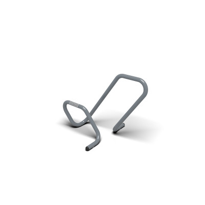 HAGS Bicycle Stand Lyra Low Standard - For Concreting (Colour: Gray) (8090159)
