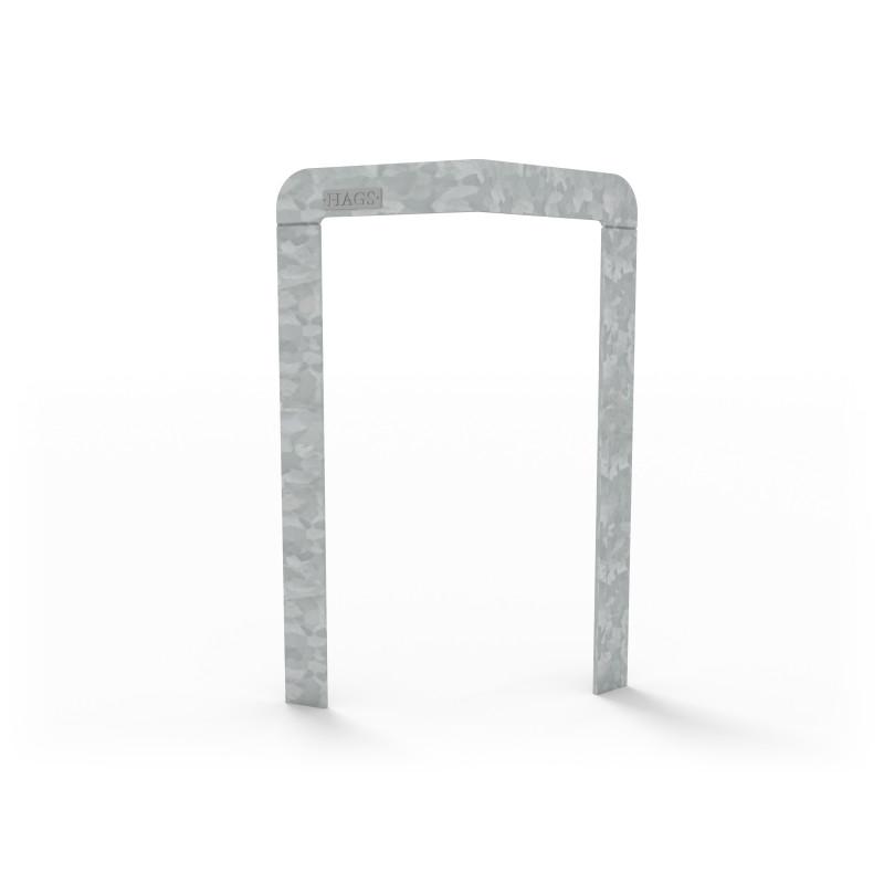 HAGS Rosenlund Standard Bike Rack for Setting in Concrete (Color: Galvanized) (8079169)