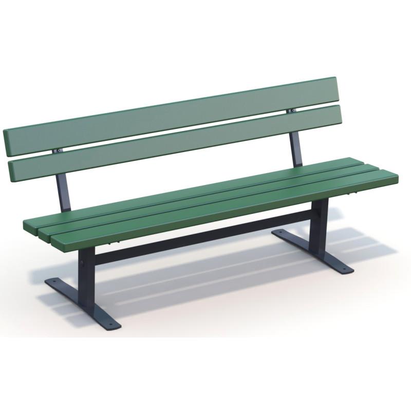 HAGS Ekeby Standard Park Bench (Color: Green/Black) (8037020)