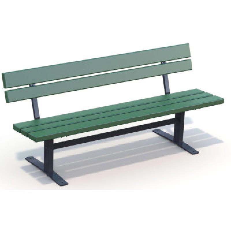 HAGS Ekeby Standard Park Bench (Color: Green/Black) (8037020)
