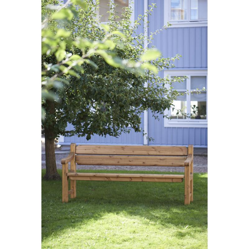 HAGS England Standard Park Bench (Color: Dark Brown) (8037811)