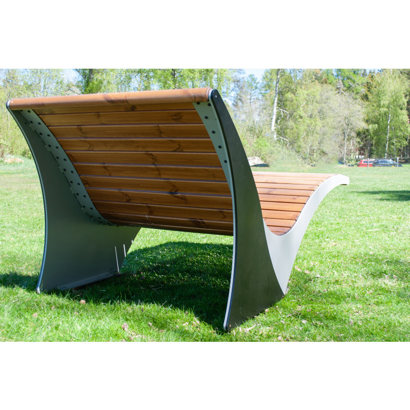 HAGS Solberga Standard Parking Lounger - For Dowelling (Colour: Grey/Black)