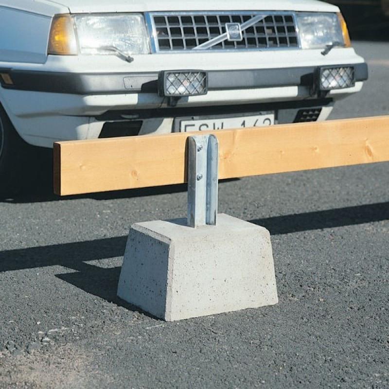 HAGS Parking Curb 143 mm Wide Freestanding / Double Planking Standard (Color: Natural) (8003554)