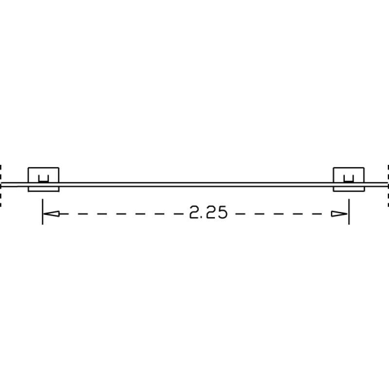 HAGS Parking Curb 143 mm Wide Freestanding / Single Planking Standard (Color: Natural) (8003552)