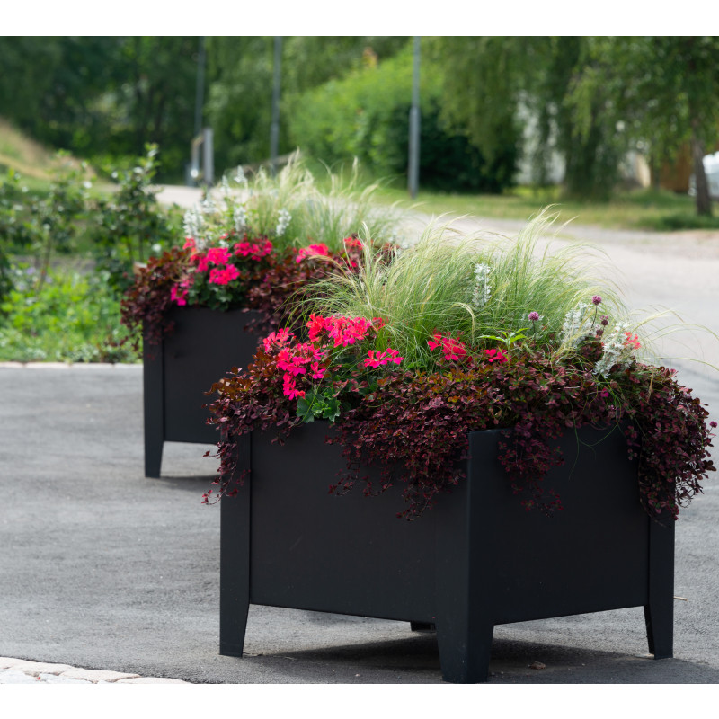 HAGS Planter Flox High Standard - Freestanding (Colour: Black)