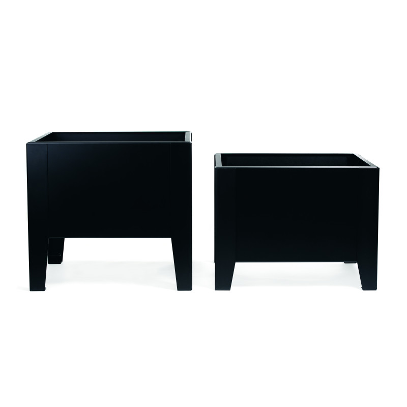 HAGS Planter Flox Short Standard - Freestanding (Colour: Black)