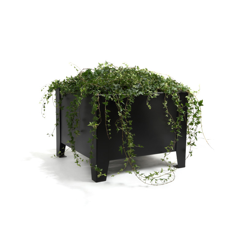 HAGS Planter Flox Short Standard - Freestanding (Colour: Black)