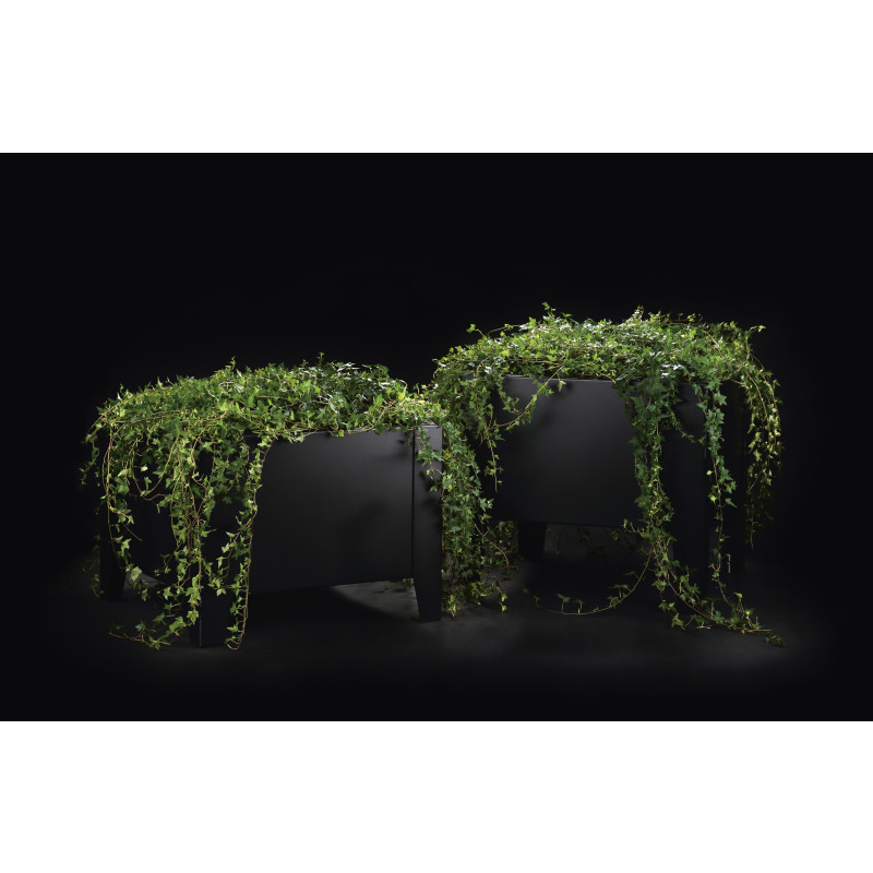 HAGS Planter Flox Short Standard - Freestanding (Colour: Black)