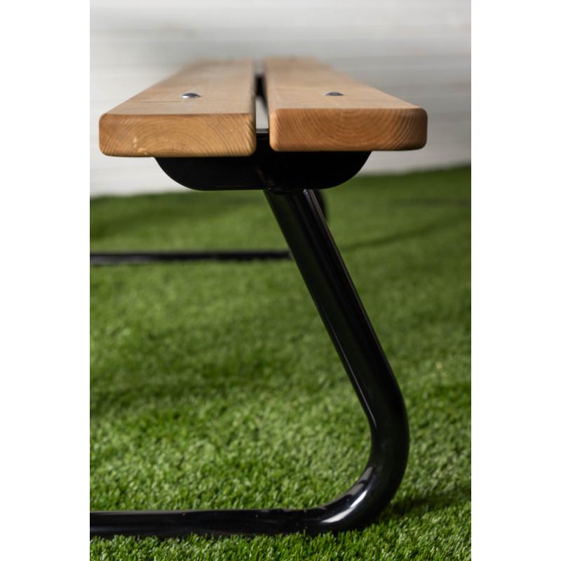 HAGS Linnea Thermo Picnic Table USA-Style Freestanding Standard (Color: Dark Brown/Black) (8109781)