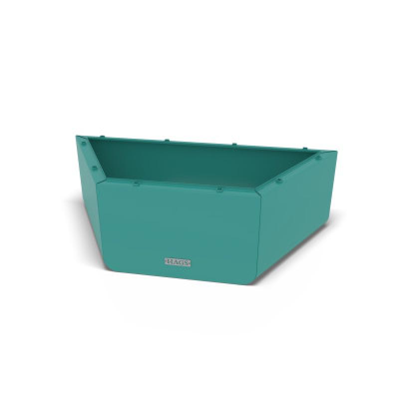 HAGS Rosenlund Half Hexagon Base Module Standard (Colour: Green/Cream White)