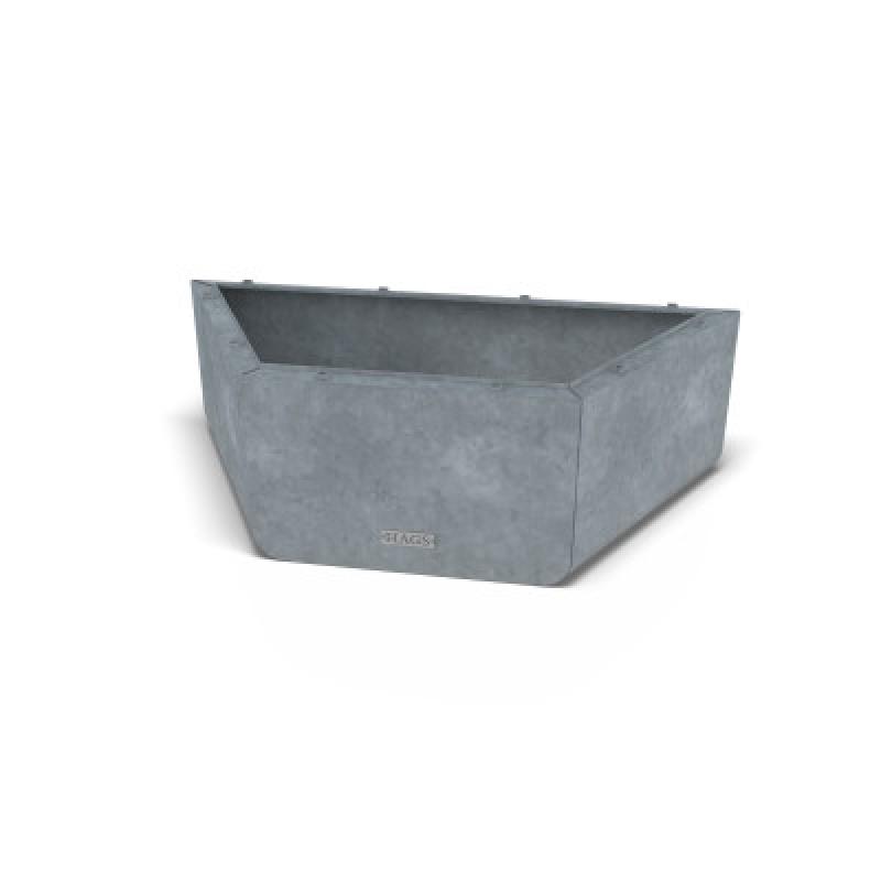 HAGS Rosenlund Half Hexagon Base Module Standard (Colour: Galvanized)