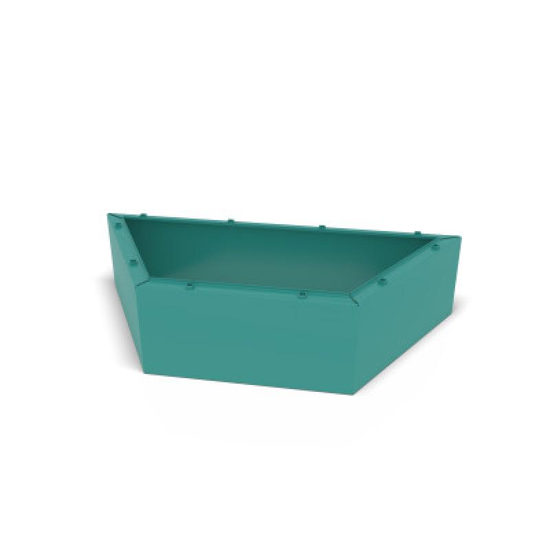 HAGS Rosenlund Half Hexagon Riser Standard (Colour: Green/Cream White)