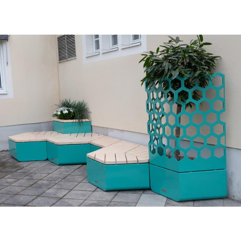 HAGS Rosenlund Half Hexagon Trellis Standard (Colour: Dark Gray)