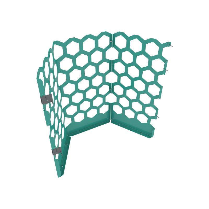 HAGS Rosenlund Half Hexagon Trellis Standard (Colour: Green/Cream White)