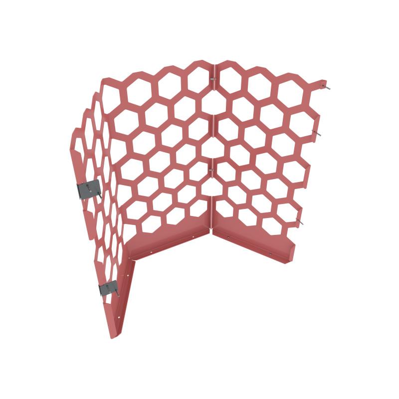 HAGS Rosenlund Half Hexagon Trellis Standard (Colour: Red)