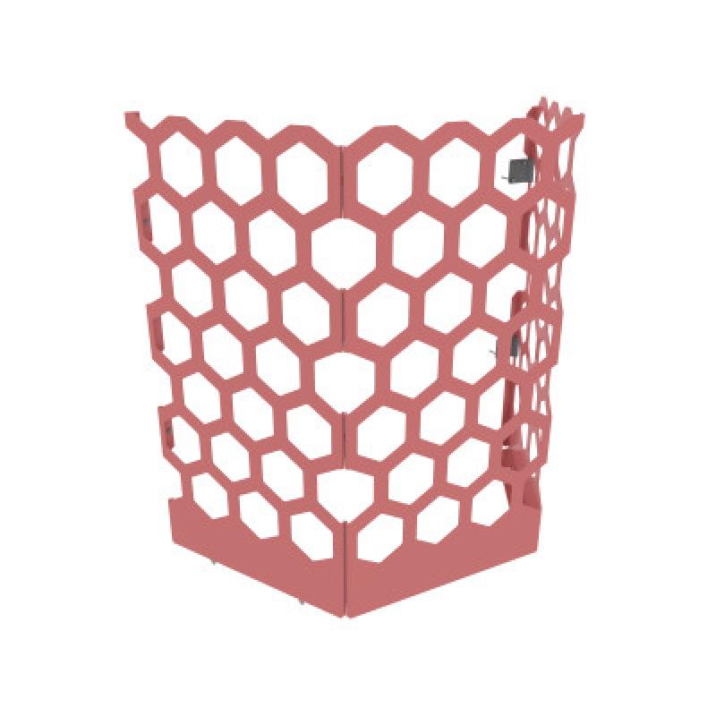 HAGS Rosenlund Half Hexagon Trellis Standard (Colour: Red)