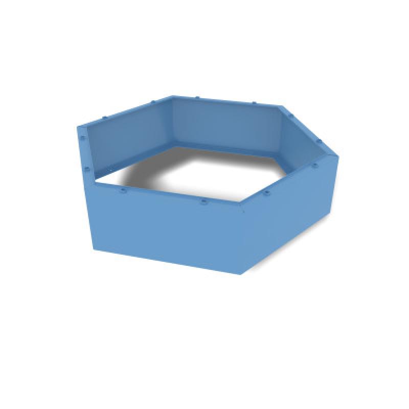 HAGS Rosenlund Hexagon Riser Large Standard (Colour: Blue)