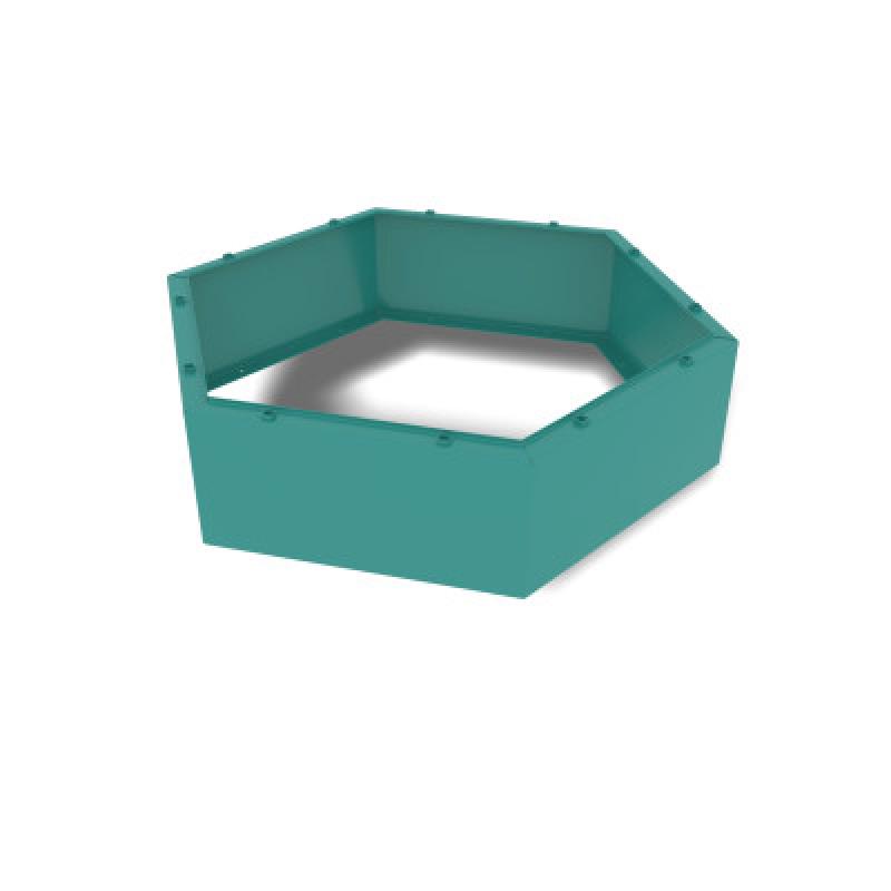 HAGS Rosenlund Hexagon Riser Large Standard (Colour: Green/Cream White)