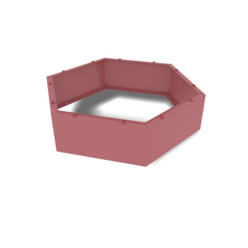 HAGS Rosenlund Hexagon Riser Large Standard (Colour: Red)