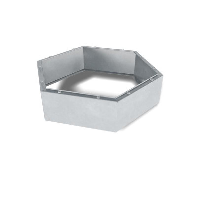 HAGS Rosenlund Hexagon Raiser Large Standard (Colour: Galvanized)