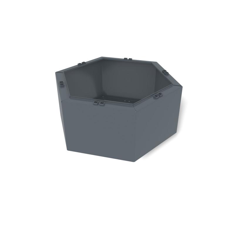 HAGS Rosenlund Hexagon Raiser Small Standard (Colour: Dark Gray)