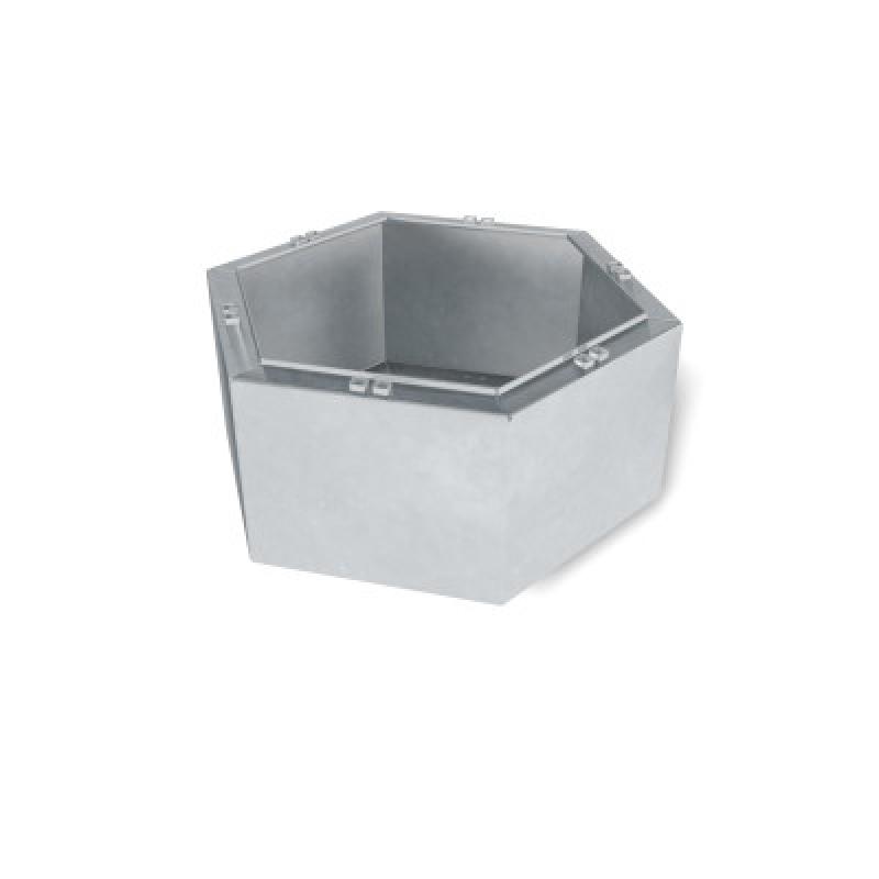 HAGS Rosenlund Hexagon Raiser Small Standard (Colour: Galvanized)