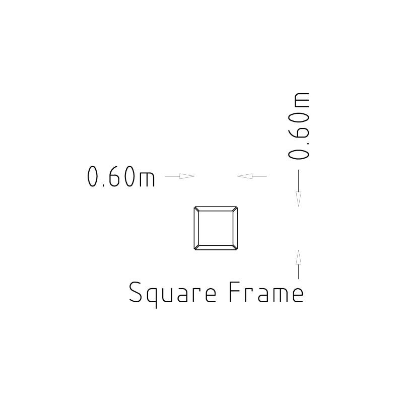 HAGS Rosenlund Hexagon Wooden Frame Small Standard (Colour: Pine)
