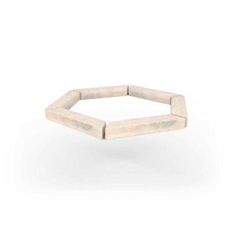 HAGS Rosenlund Hexagon Wooden Frame Standard (Colour: Pine)