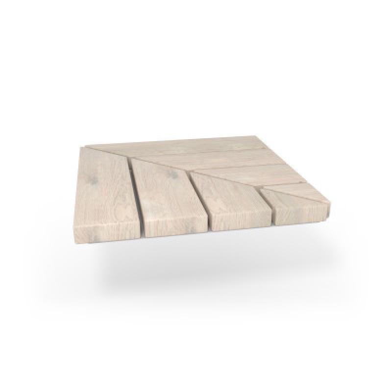 HAGS Rosenlund Hexagon Wooden Seat Small Standard (Colour: Pine)