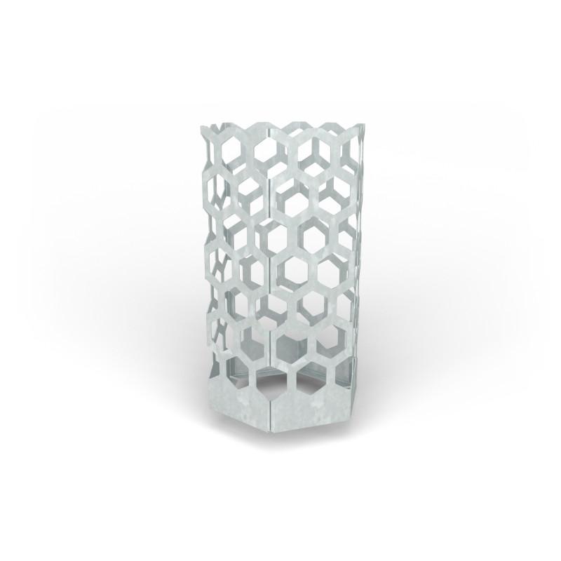 HAGS Rosenlund Hexagon Trellis Small Standard (Colour: Galvanized) Front view