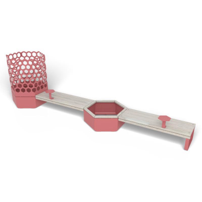 HAGS Rosenlund Bank Combination 1 Standard (Color: Red) (8114365)